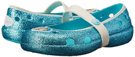 Дитячі Crocs блакитні Frozen US C6 EUR 22-23 туфельки принцеси крокс оригінал США