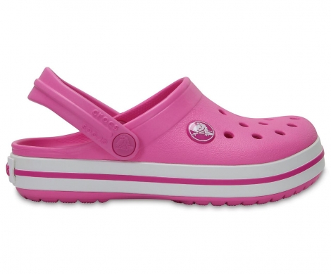 Сандалии детские закрытые Crocs сабо art625840 (Розовый, размер 22-23)