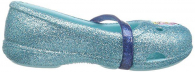 Аквашузы туфельки детские с блестками Crocs art253119 (Голубой, размер 22-23)