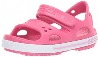 Розовые детские сандалии Crocs art244228 босоножки (размер EUR 32-33)