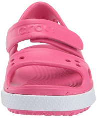 Розовые детские сандалии Crocs art244228 босоножки (размер EUR 32-33)
