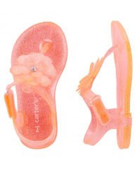 Детские силиконовые сандалии Carters art369841 (Розовый, размер 33)