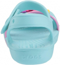 Детские сандалии Crocs для девочки art695894 (Голубой, размер 19 - 20)