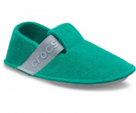 Тапочки комнатные теплые Crocs детские art856009 (Зеленый, размер 34-35)