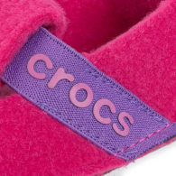 Тапочки комнатные теплые Crocs детские 1159764160 (Розовый, 25-26)