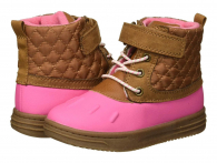 Коричнево-розовые детские ботинки Carters art548204 (размер EUR 23, стелька 15,2)