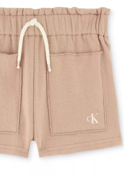 Детский костюм Calvin Klein футболка и шорты 1159815727 (Коричневый/Розовый 24M)