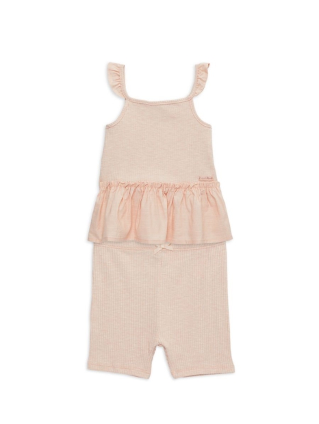 Детский костюм Calvin Klein топ и шорты велосипедки 1159826042 (Бежевый 18M)