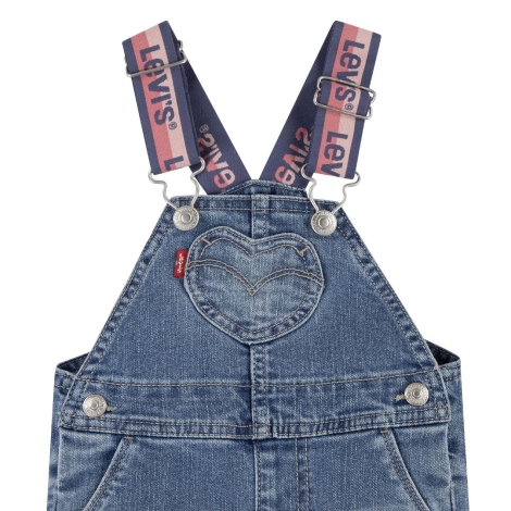 Дитячий джинсовий комбінезон Levi's 1159826800 (Синій 12M)