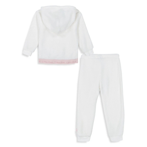 Дитячий костюм з шерпи Calvin Klein худі та джогери 1159828573 (Білий 24M)