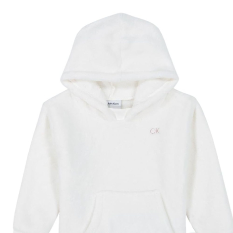Дитячий костюм з шерпи Calvin Klein худі та джогери 1159828573 (Білий 24M)