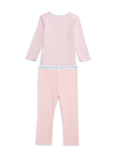 Дитячий комплект Calvin Klein з логотипом 1159828967 (Рожевий 3-6M)