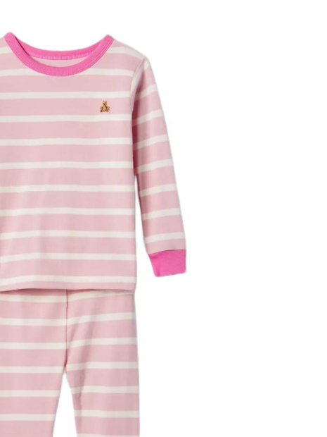 Детская пижама GAP лонгслив и штаны 1159832381 (Розовый 18-24M)