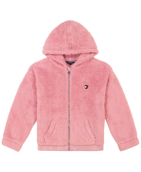 Детская меховая куртка Tommy Hilfiger толстовка 1159834457 (Розовый 12M)