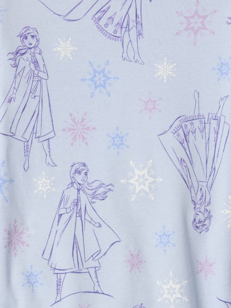 Дитяча піжама Disney Frozen GAP лонгслів та штани 1159835323 (Блакитний 12-18M)