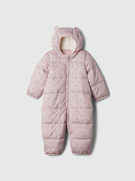 Комбінезон дитячий GAP теплий 1159836776 (Рожевий 0-3M)