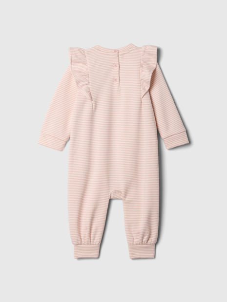 Детский комбинезон GAP флис 1159836851 (Розовый 0-3M)