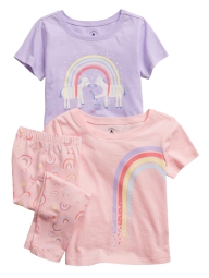 Комплект одягу GAP для маленьких дівчаток 1159807597 (Різнокольоровий, 68-74)