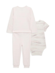 Дитячий комплект Calvin Klein боді та штани 1159809319 (Рожевий, 68-74)