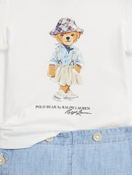 Дитячий комплект від Polo Ralph Lauren футболка та шорти 1159824046 (Різні кольори 12M)