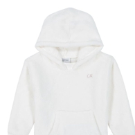 Дитячий костюм з шерпи Calvin Klein худі та джогери 1159828573 (Білий 24M)