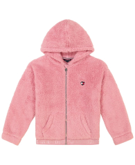 Детская меховая куртка Tommy Hilfiger толстовка 1159834457 (Розовый 12M)
