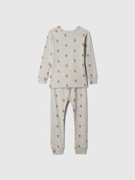 Детская пижама GAP лонгслив и штаны 1159834916 (Серый 0-3M)