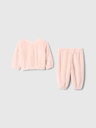 Детский комплект из шерпы GAP свитшот и штаны 1159836613 (Розовый 0-3M)
