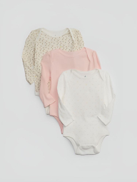 Набор детских боди GAP 3шт 1159836772 (Разные цвета 18-24M)