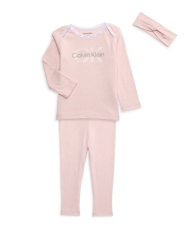 Детский комплект Calvin Klein с логотипом 1159837697 (Розовый 18M)