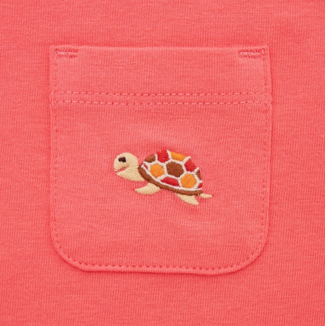 Детская футболка UNIQLO с карманом 1159803061 (Розовый, 85-95)