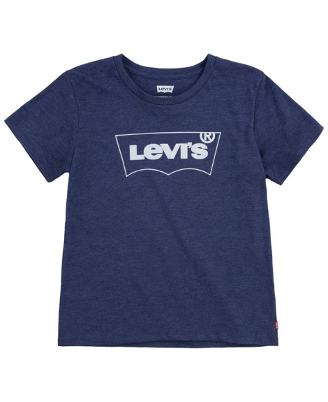 Дитяча футболка з малюнком Levi's. 1159808525 (Білий/синій, 122-128)