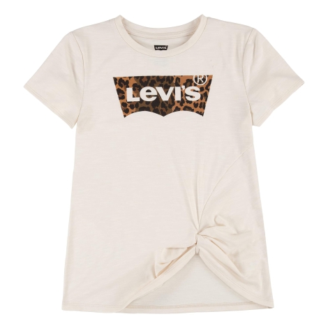 Детская футболка Levi's с рисунком 1159808581 (Молочный, 140-155)