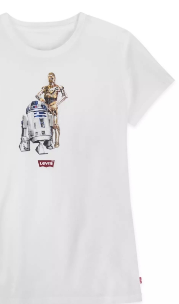 Детская футболка Star Wars Levi's с рисунком 1159815756 (Белый 116-122см)