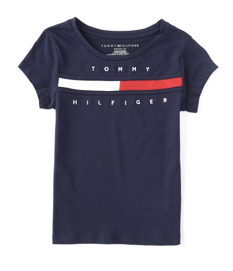 Дитячі футболки Tommy Hilfiger 1159816724  (Білий/синій 7)