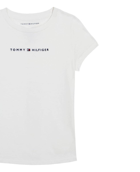 Дитяча футболка Tommy Hilfiger з логотипом 1159836817 (Білий 2T)
