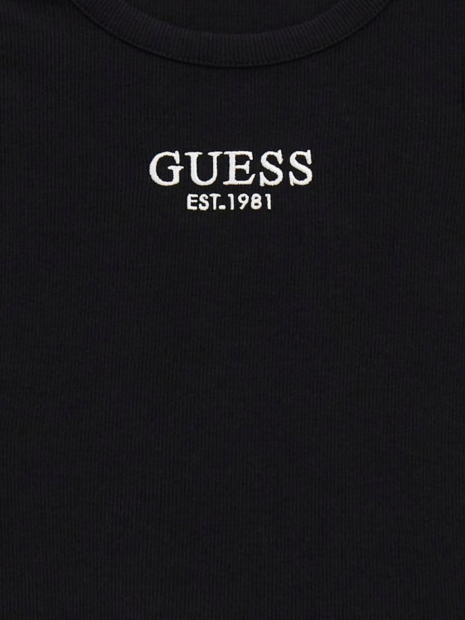 Дитячий топ Guess в рубчик 1159837216 (Чорний 16)