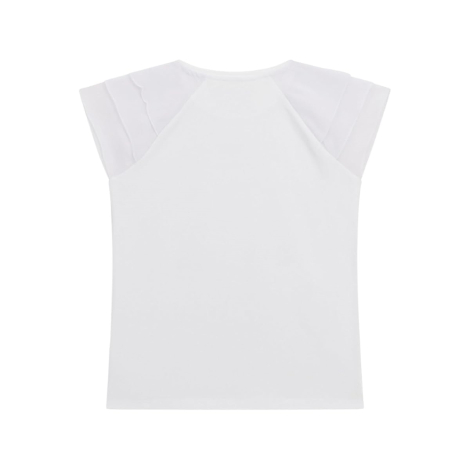 Дитяча футболка Guess з шифоновими рукавами 1159837620 (Білий 7)