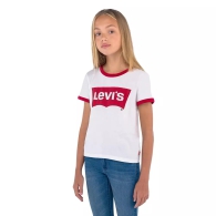 Подростковая футболка с логотипом Levi's детская 1159812083 (Белый/Красный, 140-155)