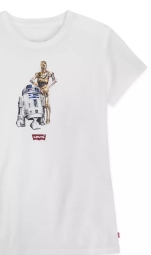 Детская футболка Star Wars Levi's с рисунком 1159815756 (Белый 116-122см)