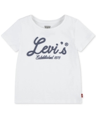 Детская футболка Levi's с логотипом 1159822284 (Белый 110-116)