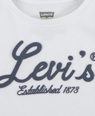 Детская футболка Levi's с логотипом 1159822284 (Белый 110-116)