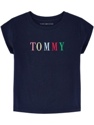 Детская футболка Tommy Hilfiger с логотипом 1159826509 (Синий 6X)