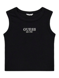 Дитячий топ Guess в рубчик 1159837216 (Чорний 16)