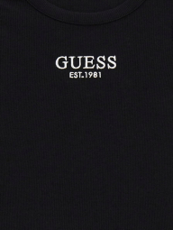 Дитячий топ Guess в рубчик 1159837216 (Чорний 16)