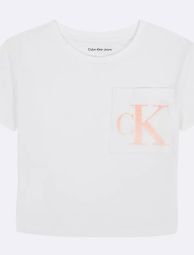 Дитяча футболка Calvin Klein 1159837445 (Білий L)