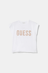 Детская футболка Guess с логотипом 1159837441 (Белый 16)