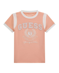 Детская футболка Guess с логотипом 1159837444 (Розовый 8)