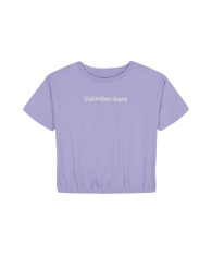 Детская футболка Calvin Klein Jeans с логотипом 1159837462 (Сиреневый S)