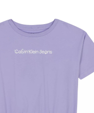 Дитяча футболка Calvin Klein Jeans з логотипом 1159837462 (Бузковий S)